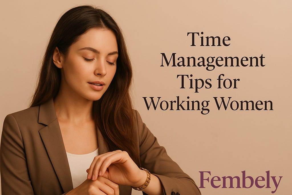 Time Management Tips for Working Women