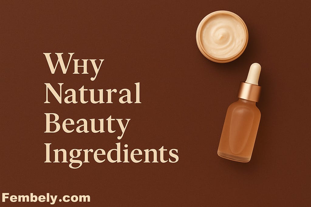 🌿 Why Natural Beauty Products Are Better for Your Skin