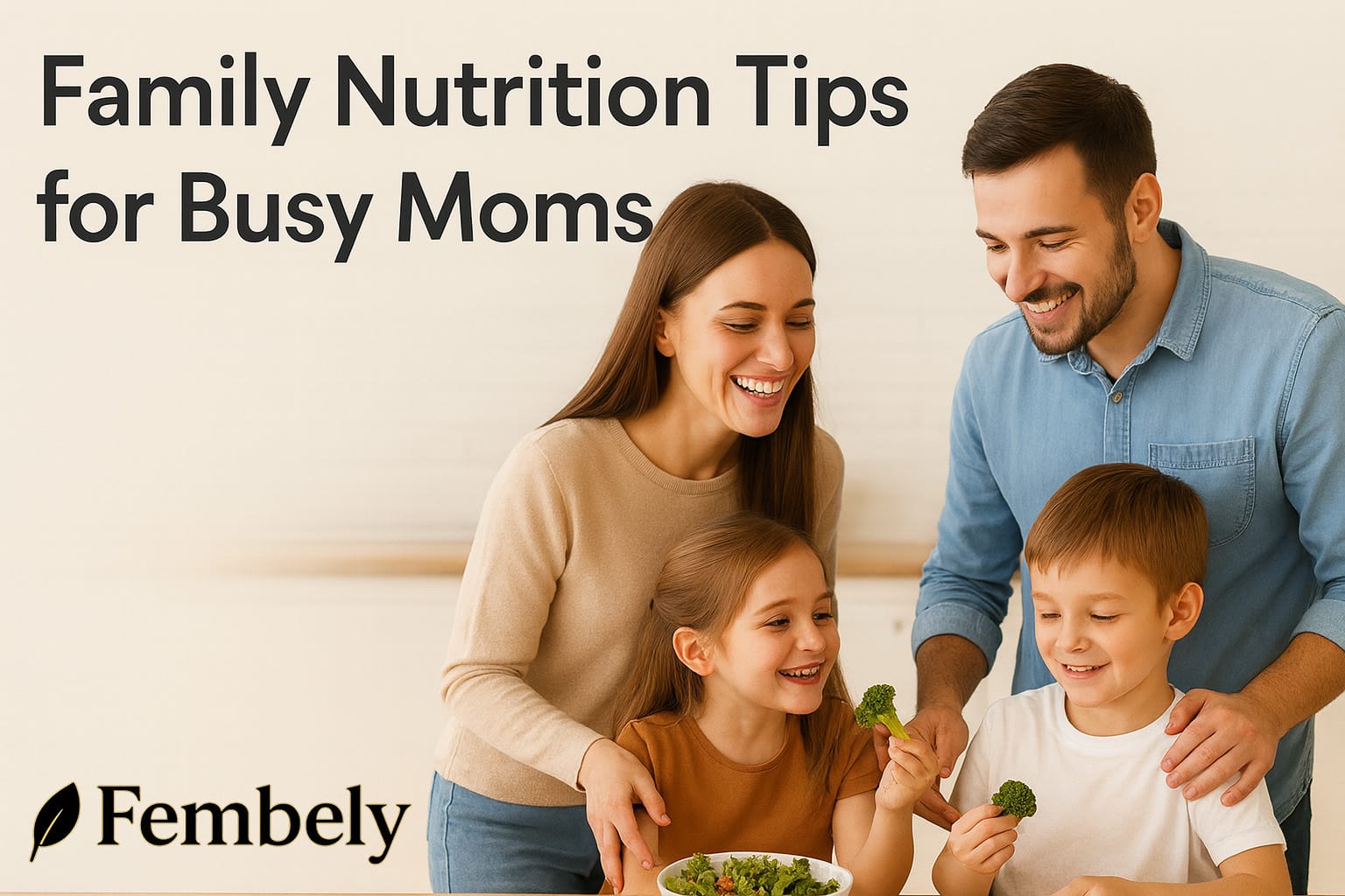 Family Nutrition Tips for Busy Moms