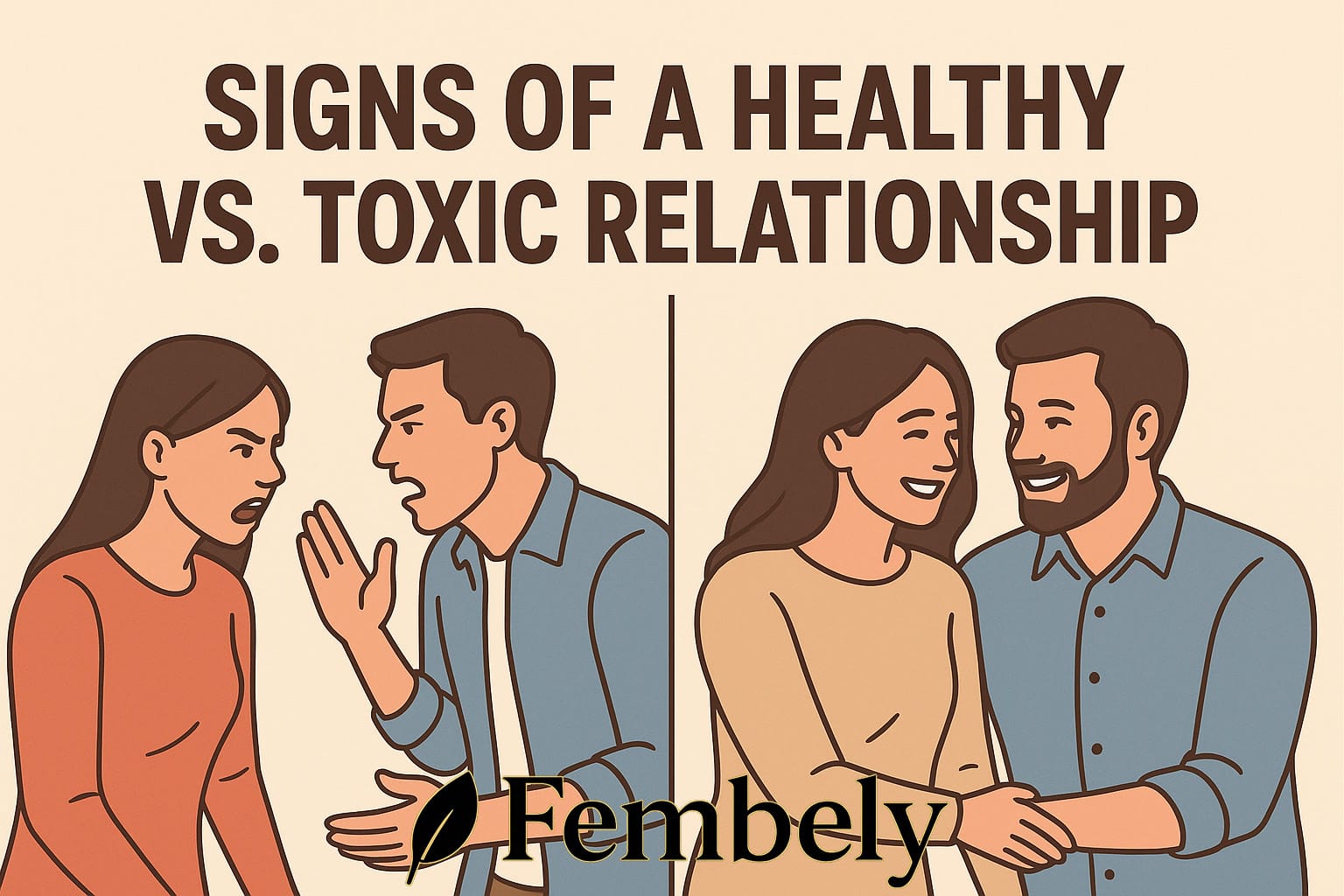 Signs of a Healthy vs. Toxic Relationship