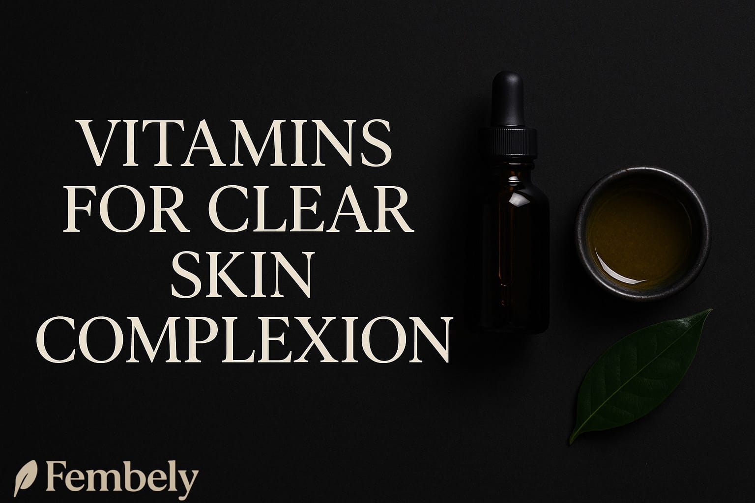 Vitamins for Clear Skin Complexion