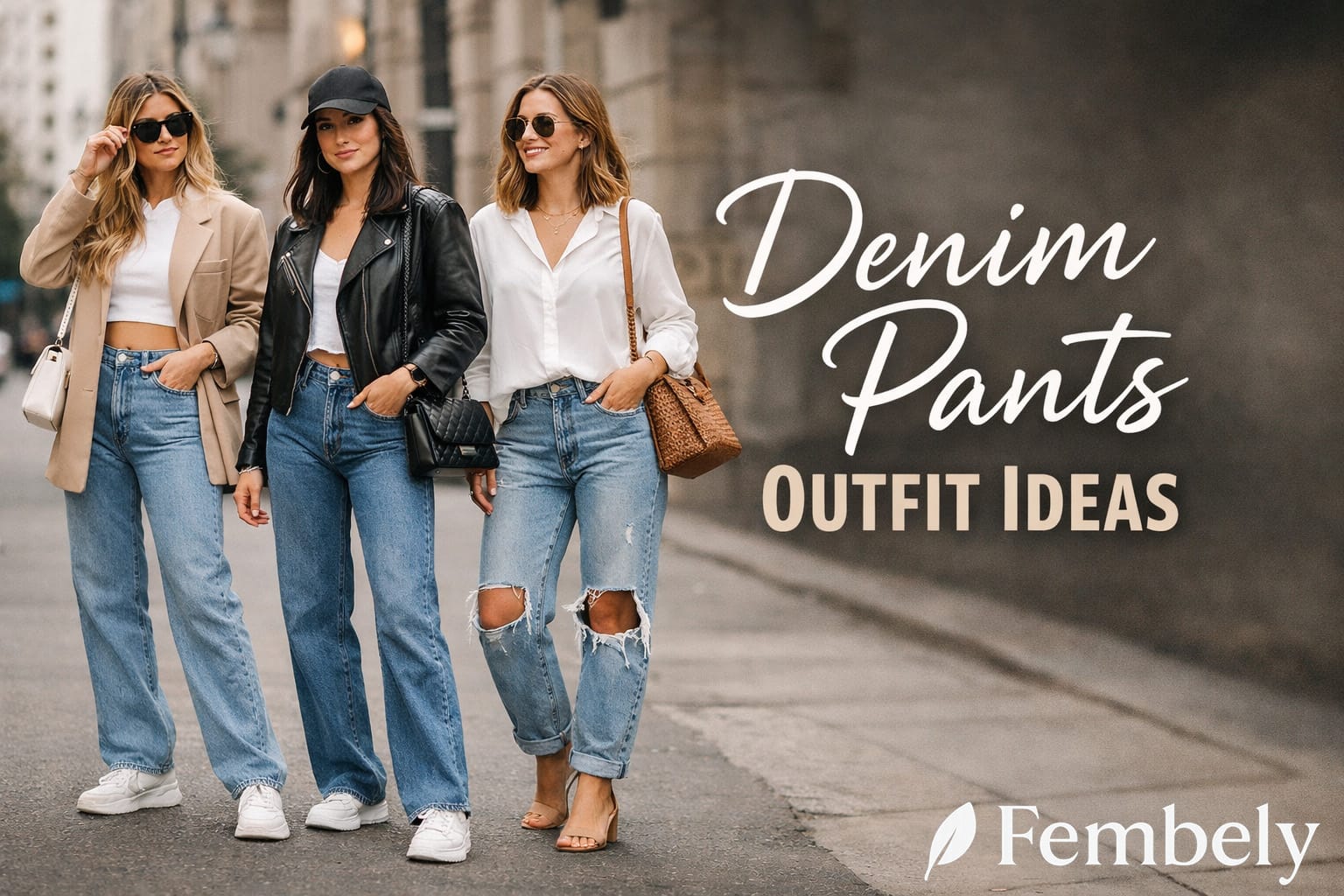 Denim Pants Outfit Ideas
