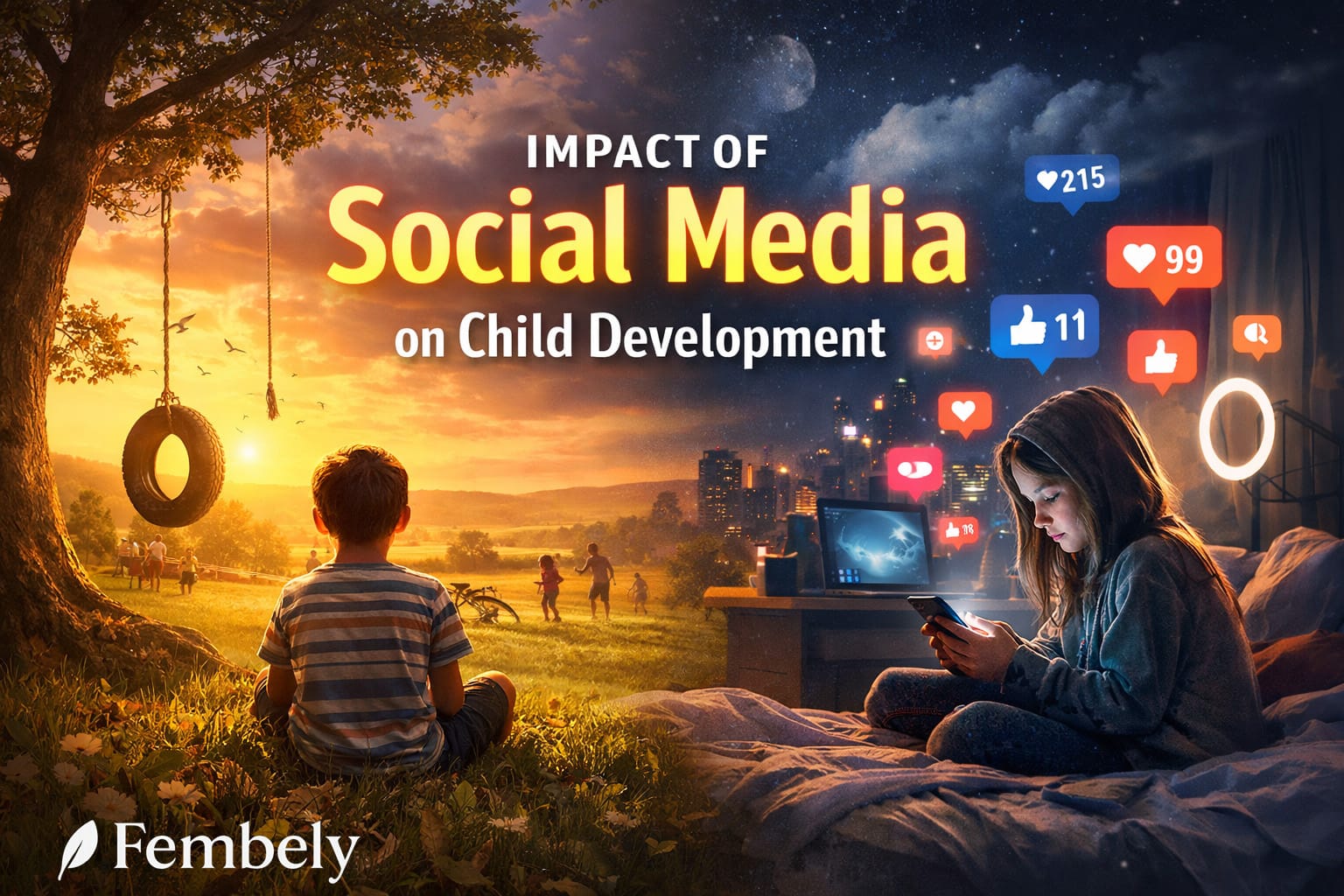 Impact of Social Media on Child Development