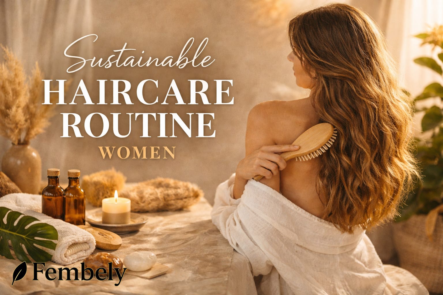Sustainable Haircare Routine Women