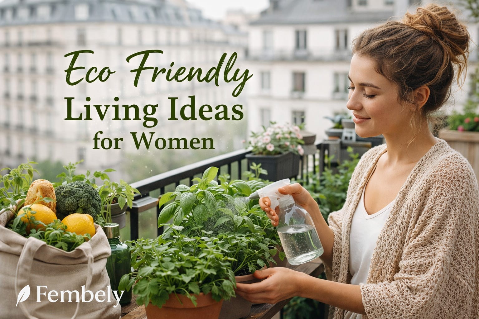 eco friendly living ideas for women