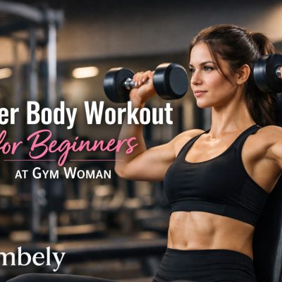 Upper Body Workout for Beginners at Gym Woman